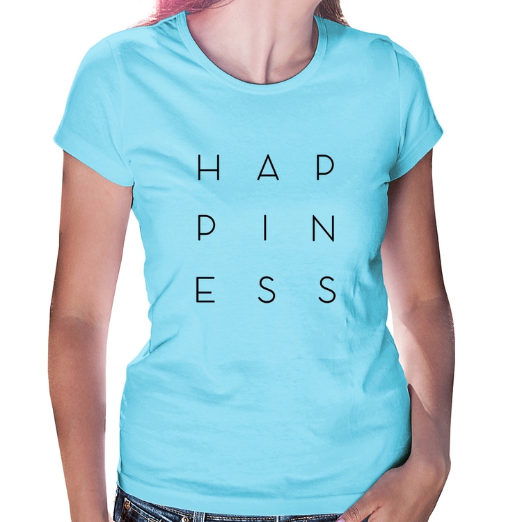 Baby Look Happiness - Azul Bebê