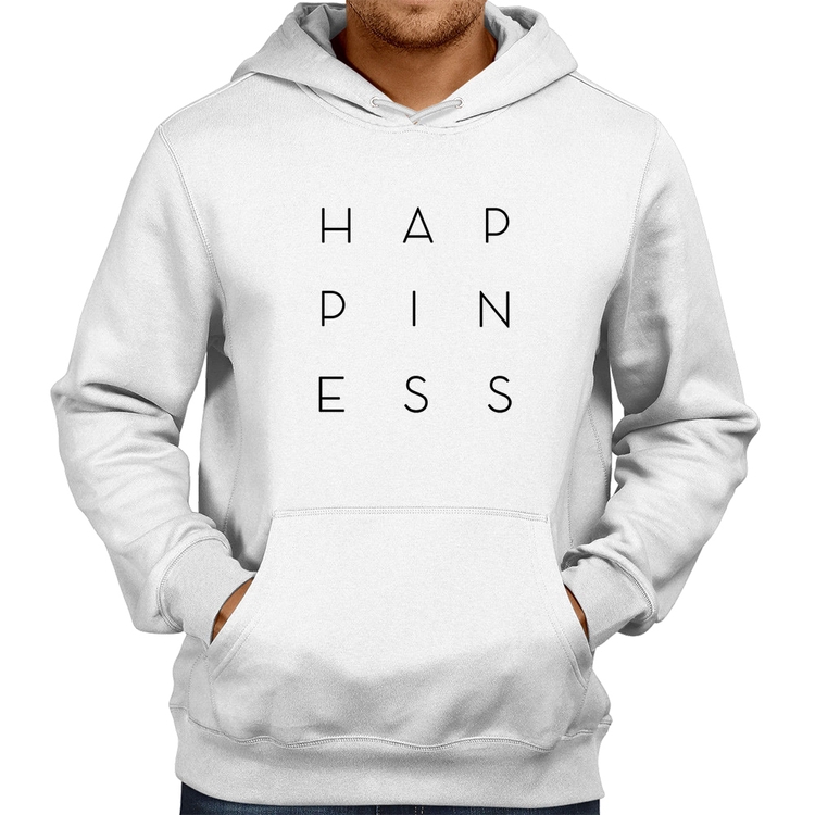 Moletom Happiness - Branco