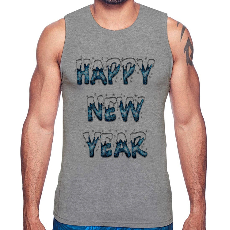 Regata Happy New Year - Cinza