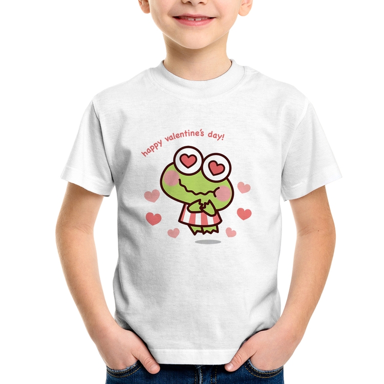 Camiseta Infantil Happy Valentine's Day