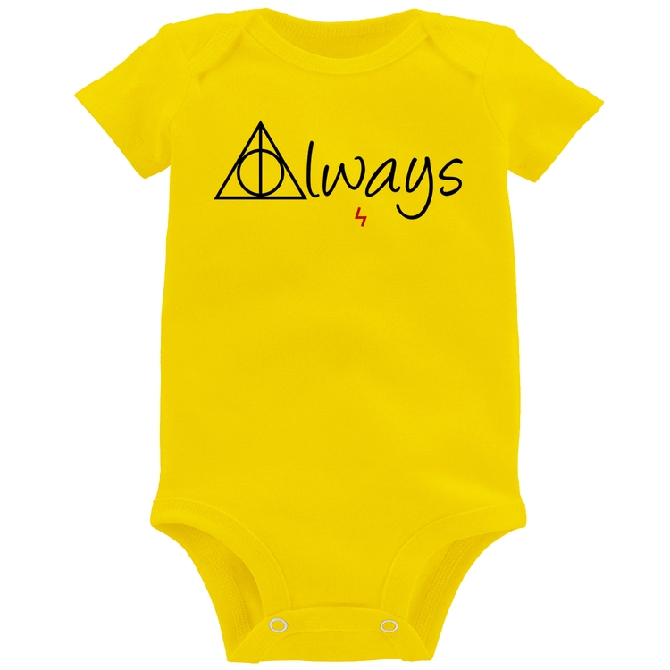 Body Bebê Always - Amarelo