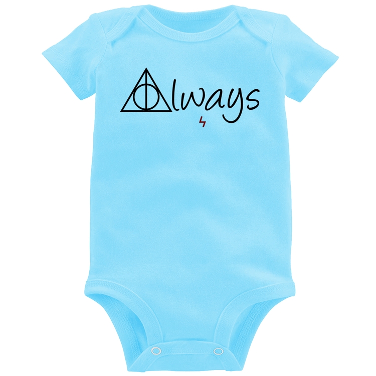 Body Bebê Always - Azul Bebê