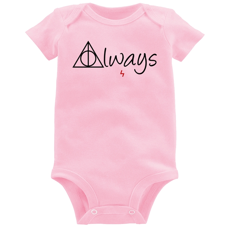 Body Bebê Always - Rosa Bebê