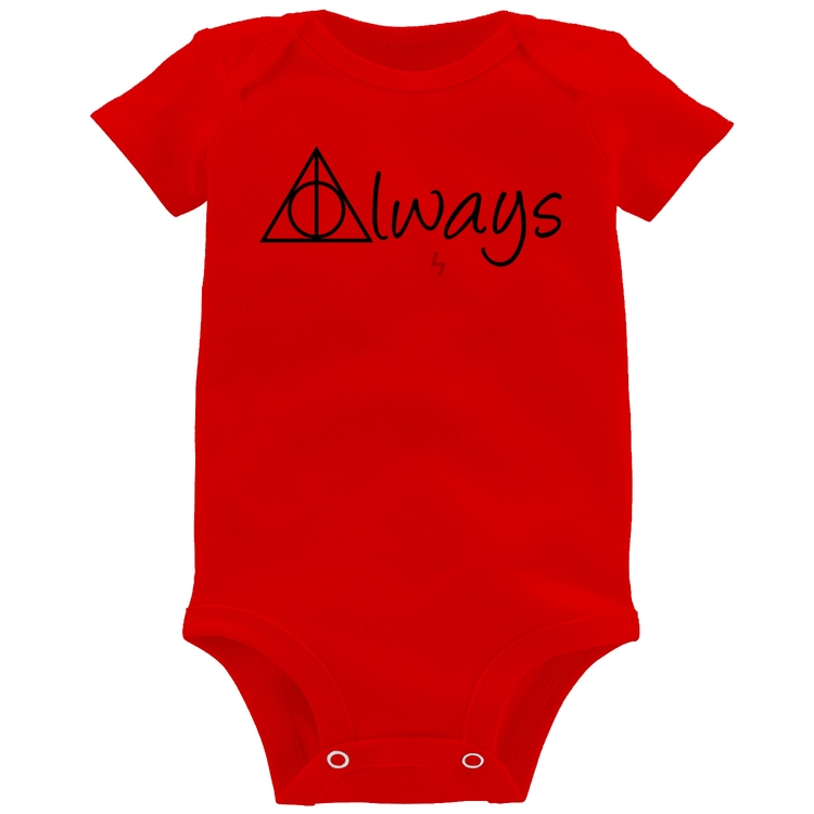 Body Bebê Always - Vermelho