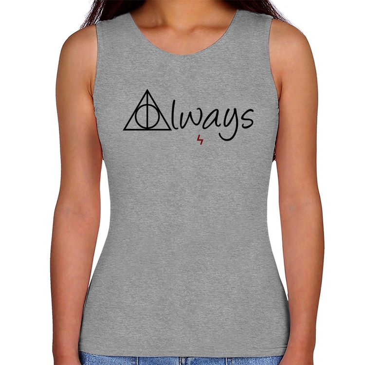 Regata Feminina Always - Cinza