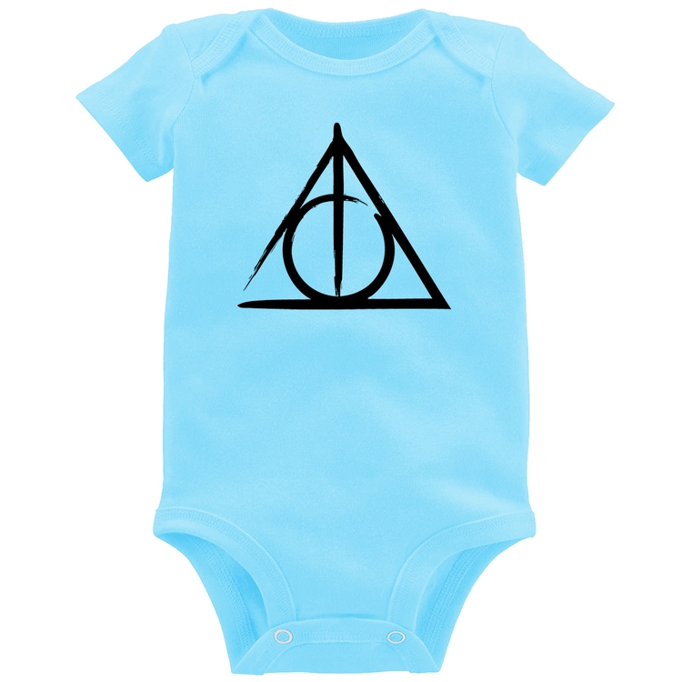 Body Bebê Relíquias da Morte - Azul Bebê