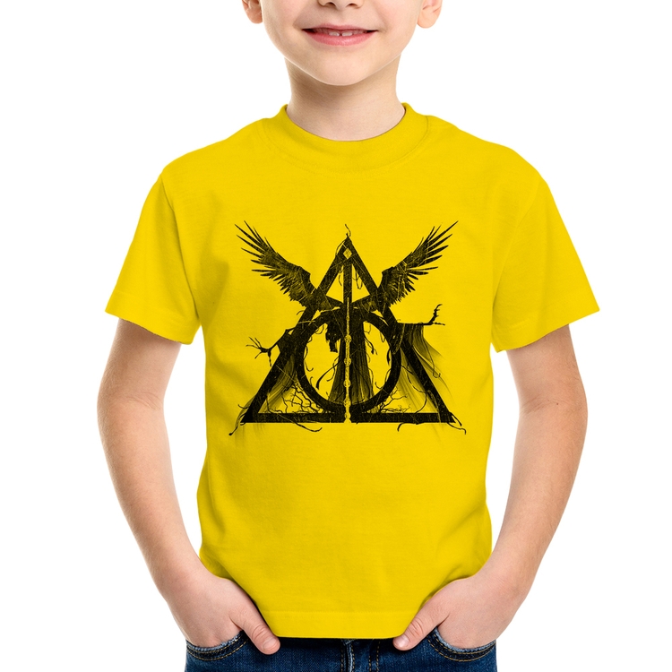 Camiseta Infantil The Tale of the Three Brothers - Amarela