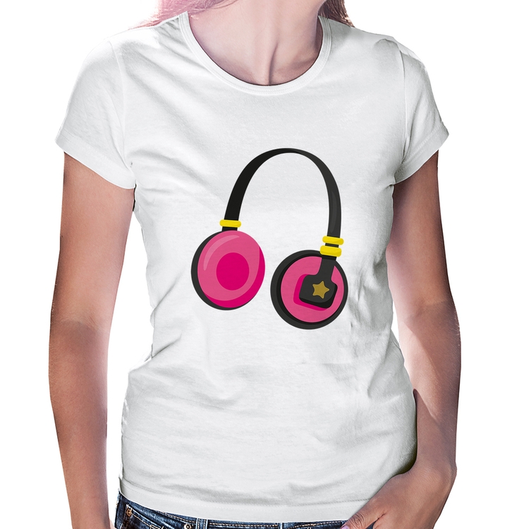 Baby Look Headphone Rosa