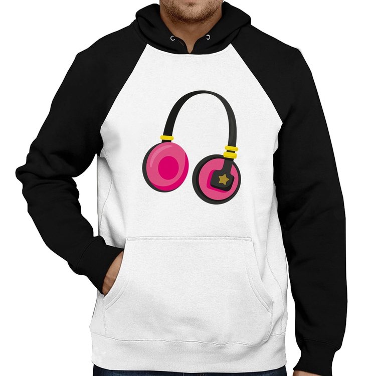 Moletom Headphone Rosa