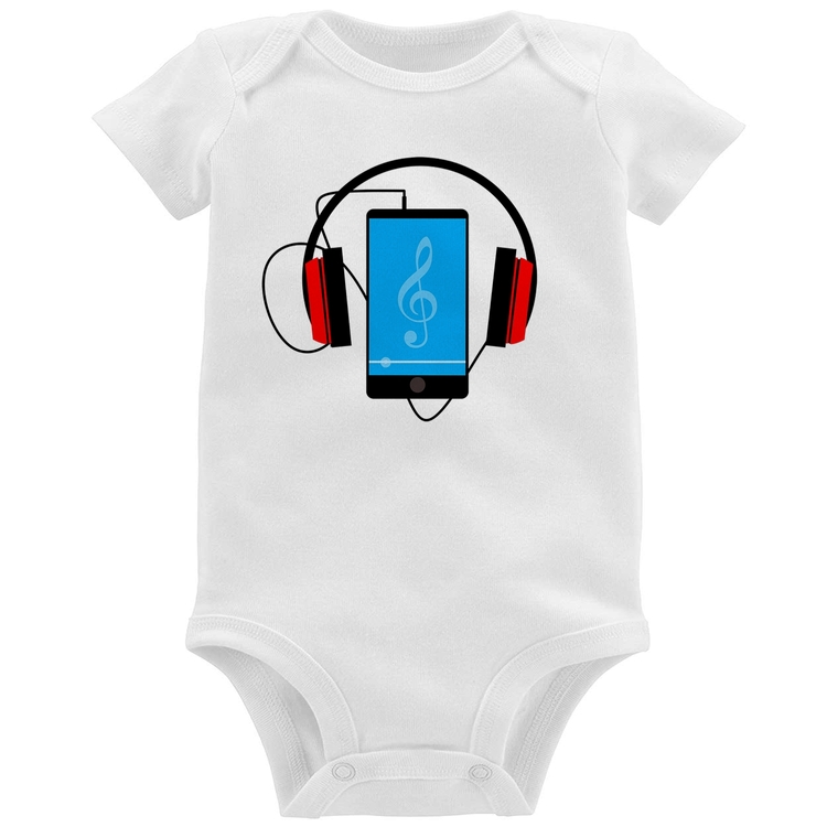 Body Bebê Headphone Smartphone