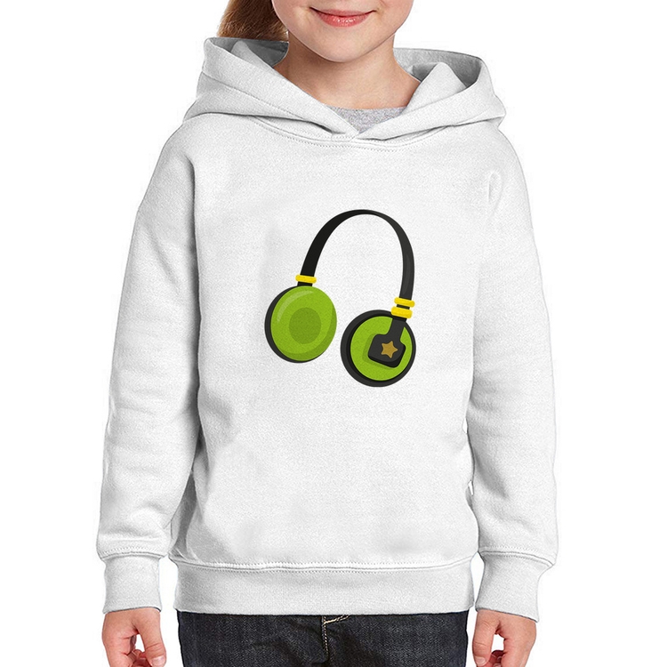Moletom Infantil Headphone Verde