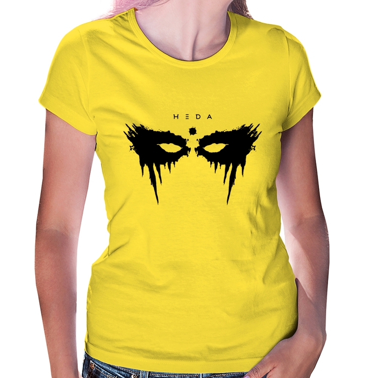 Baby Look Heda Lexa - Amarela