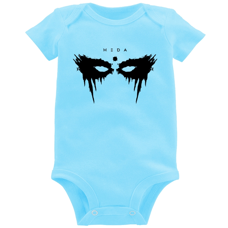 Body Bebê Heda Lexa - Azul Bebê
