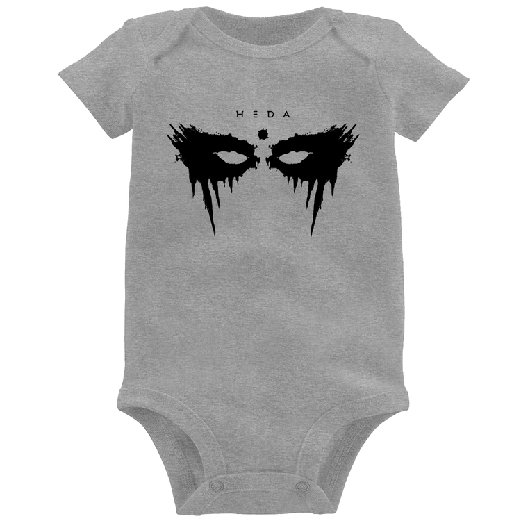 Body Bebê Heda Lexa - Cinza