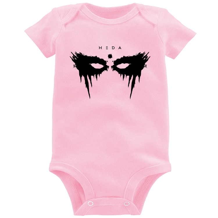 Body Bebê Heda Lexa - Rosa Bebê