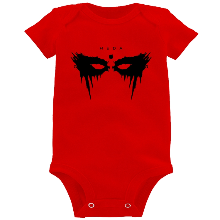 Body Bebê Heda Lexa - Vermelho