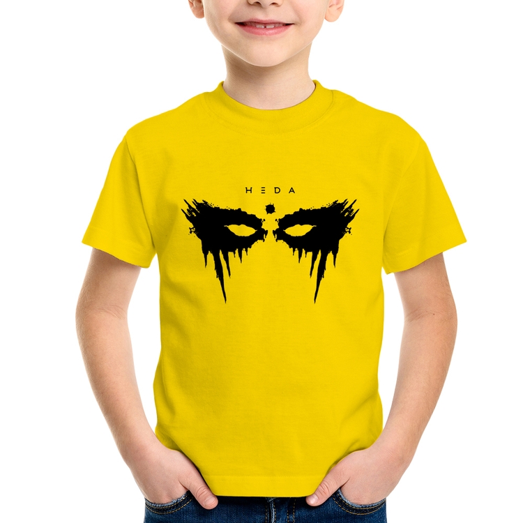 Camiseta Infantil Heda Lexa - Amarela