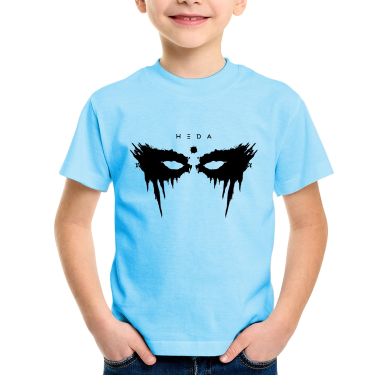 Camiseta Infantil Heda Lexa - Azul Bebê