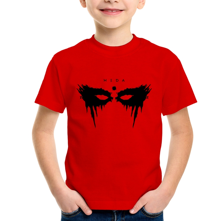 Camiseta Infantil Heda Lexa - Vermelha