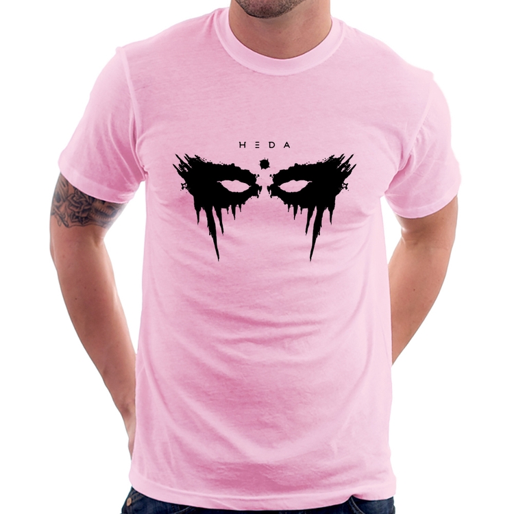 Camiseta Heda Lexa - Rosa Bebê