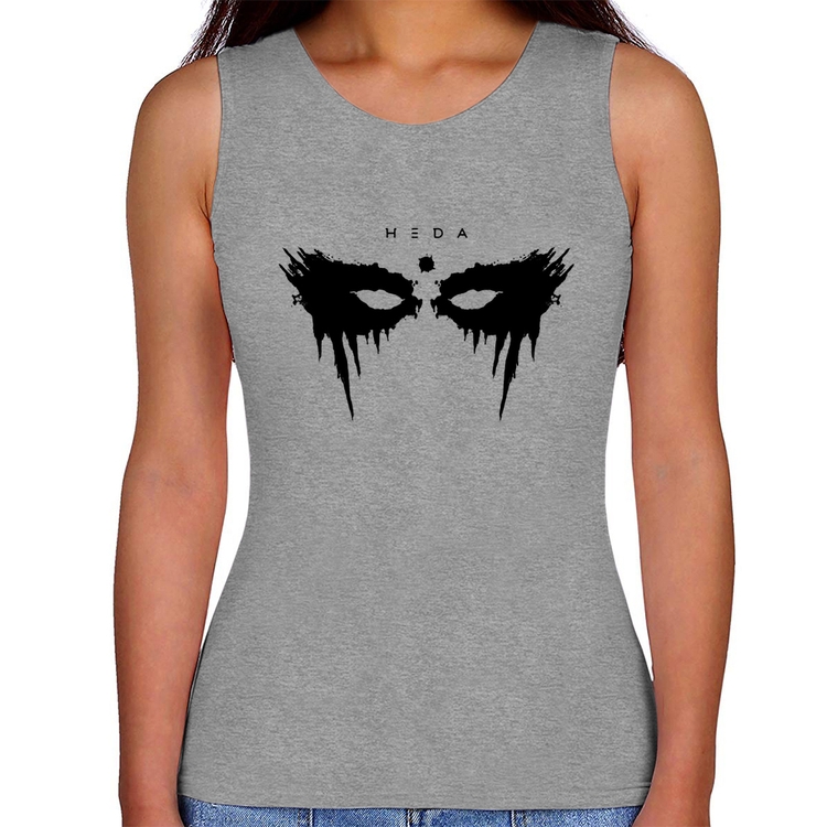 Regata Feminina Heda Lexa - Cinza