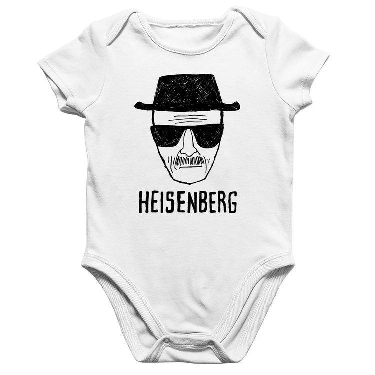 Body Bebê Algodão Heisenberg - Branco