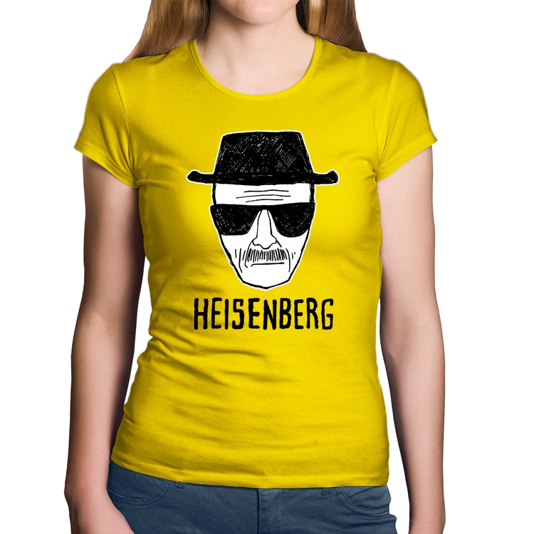 Baby Look Algodão Heisenberg - Amarela