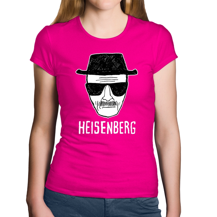 Baby Look Algodão Heisenberg - Rosa