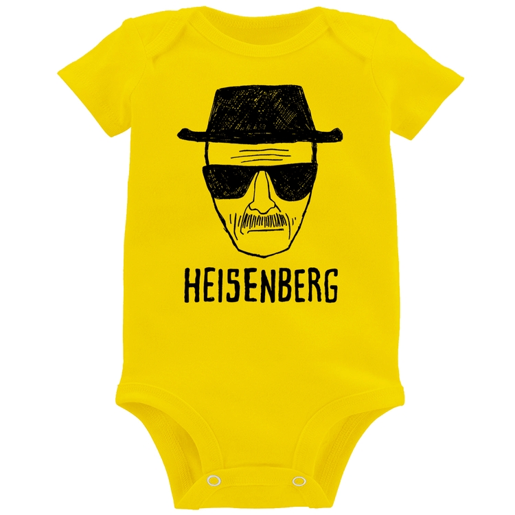 Body Bebê Heisenberg - Amarelo