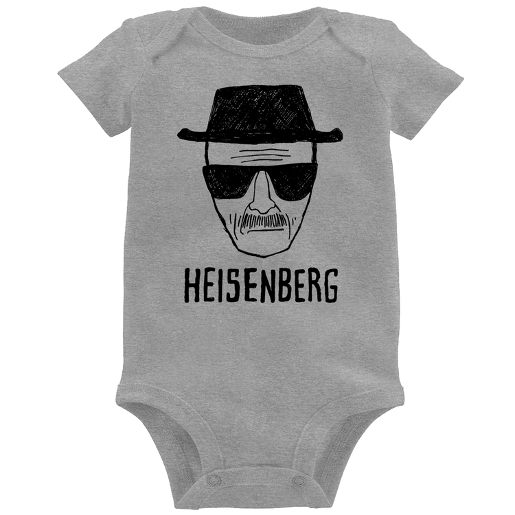 Body Bebê Heisenberg - Cinza