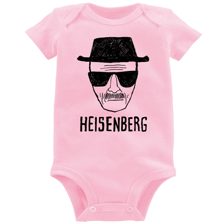 Body Bebê Heisenberg - Rosa Bebê