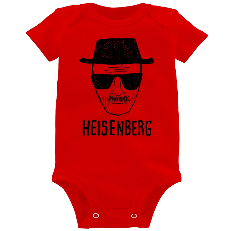 Body Bebê Heisenberg - Vermelho