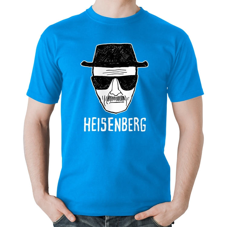 Camiseta Algodão Heisenberg - Azul