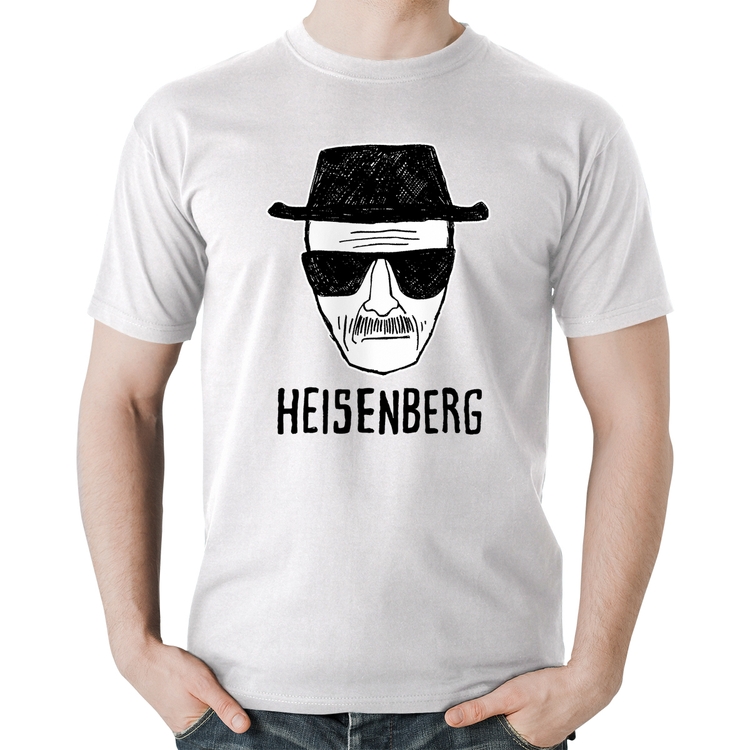 Camiseta Algodão Heisenberg - Branca