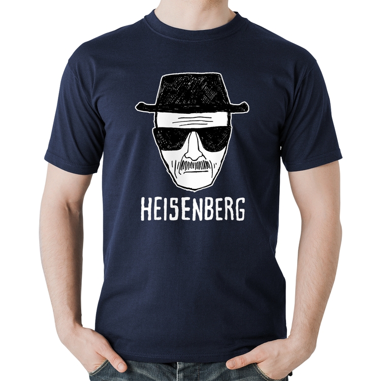 Camiseta Algodão Heisenberg - Marinho