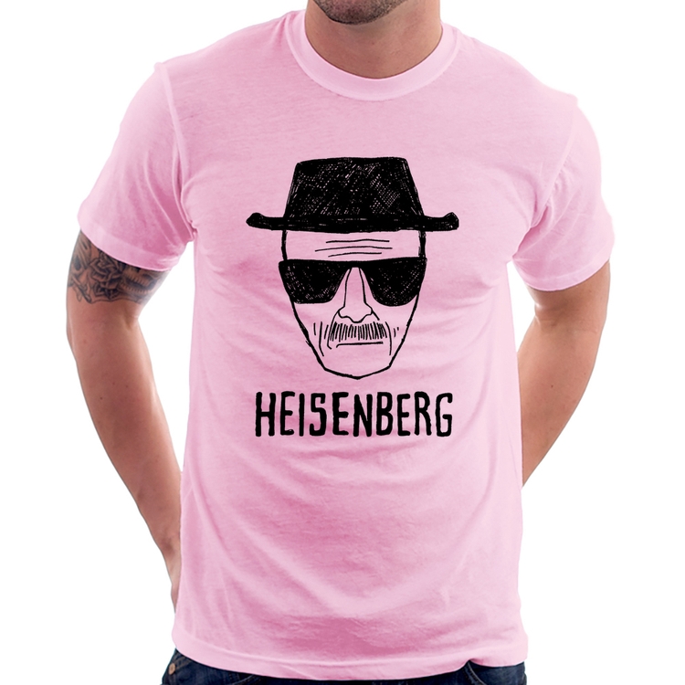 Camiseta Heisenberg - Rosa Bebê