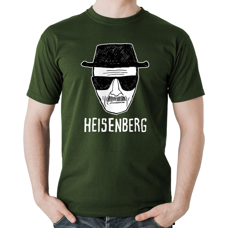 Camiseta Algodão Heisenberg - Musgo