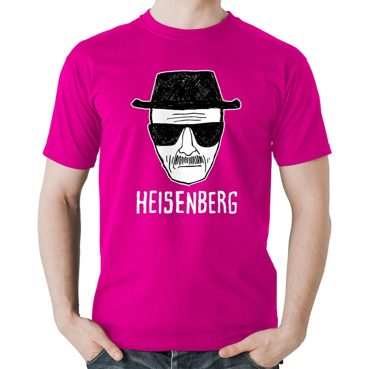 Camiseta Algodão Heisenberg - Rosa