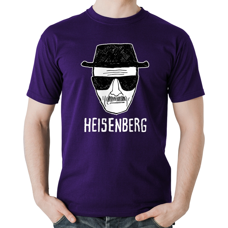 Camiseta Algodão Heisenberg - Roxa
