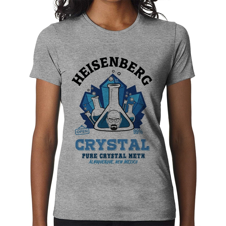 Baby Look Heisenberg Crystal - Cinza