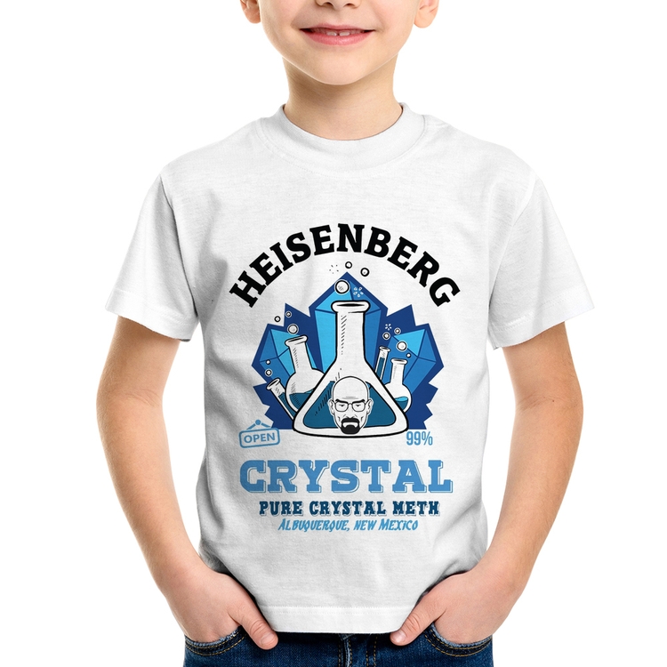 Camiseta Infantil Heisenberg Crystal