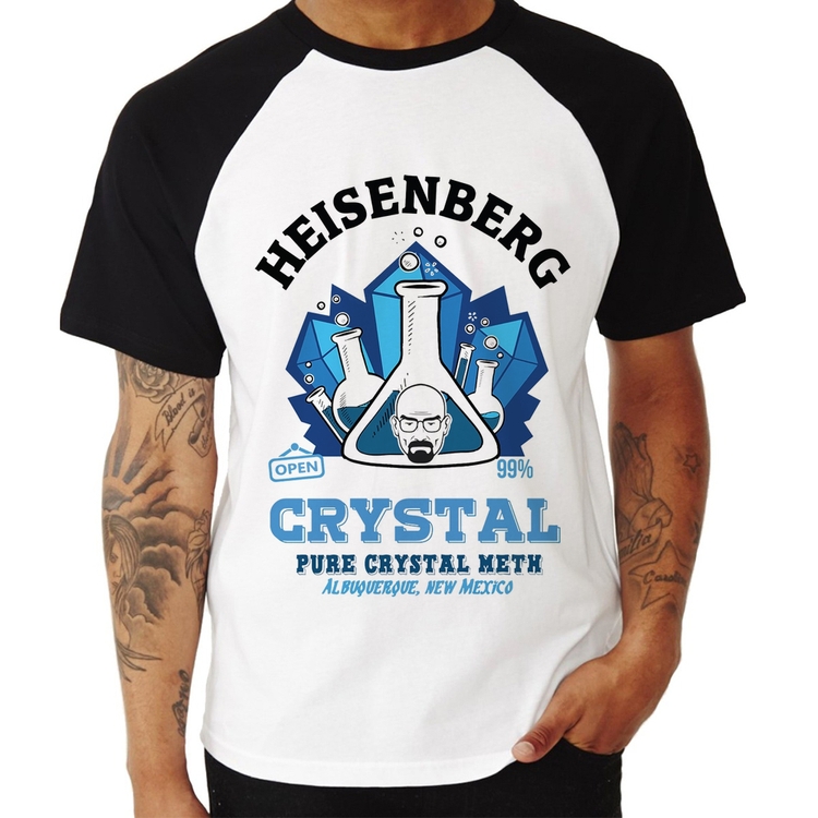 Camiseta Raglan Heisenberg Crystal