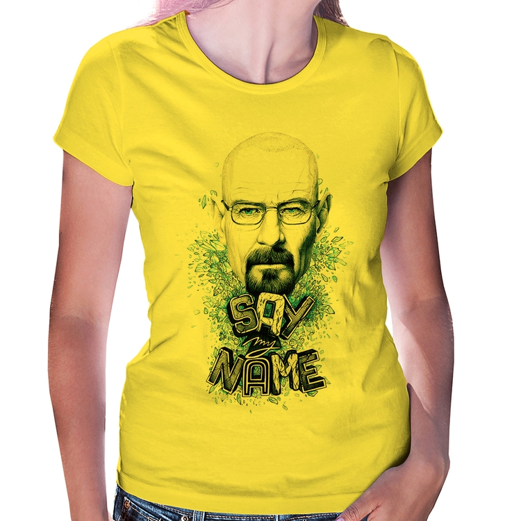 Baby Look Heisenberg Say My Name - Amarela