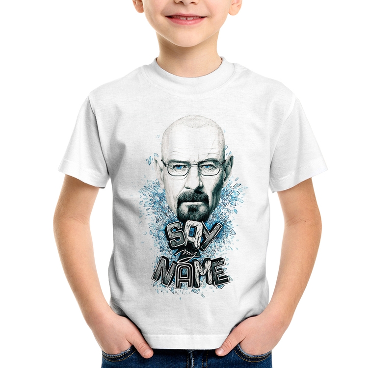 Camiseta Infantil Heisenberg Say My Name