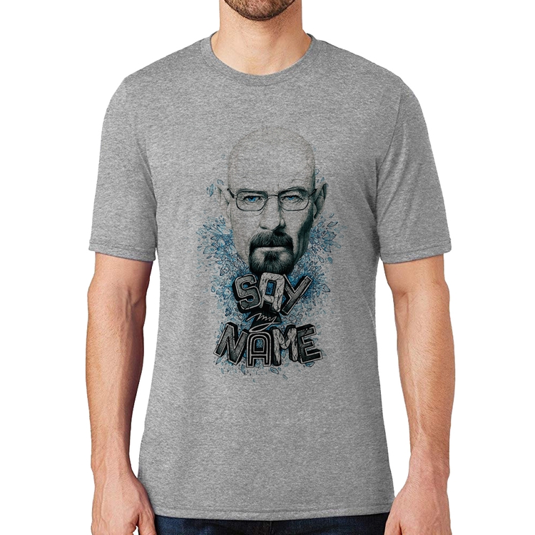 Camiseta Heisenberg Say My Name - Cinza