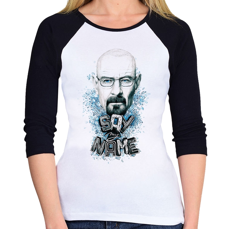 Baby Look Raglan Heisenberg Say My Name Manga 3/4