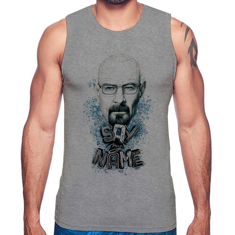 Regata Heisenberg Say My Name - Cinza