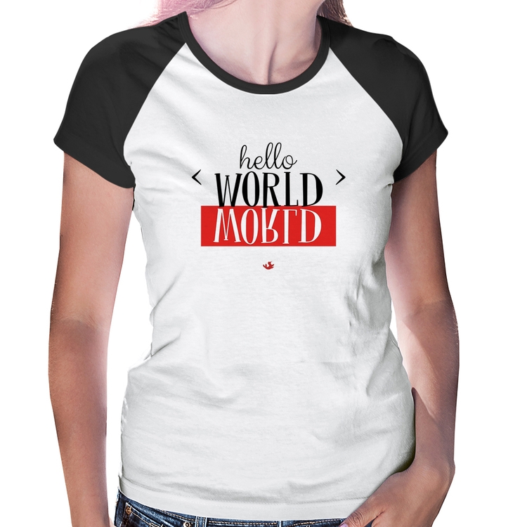 Baby Look Raglan Hello World