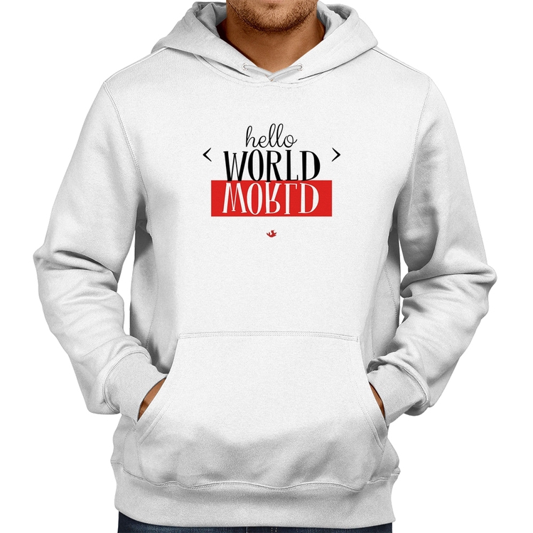 Moletom Hello World - Branco