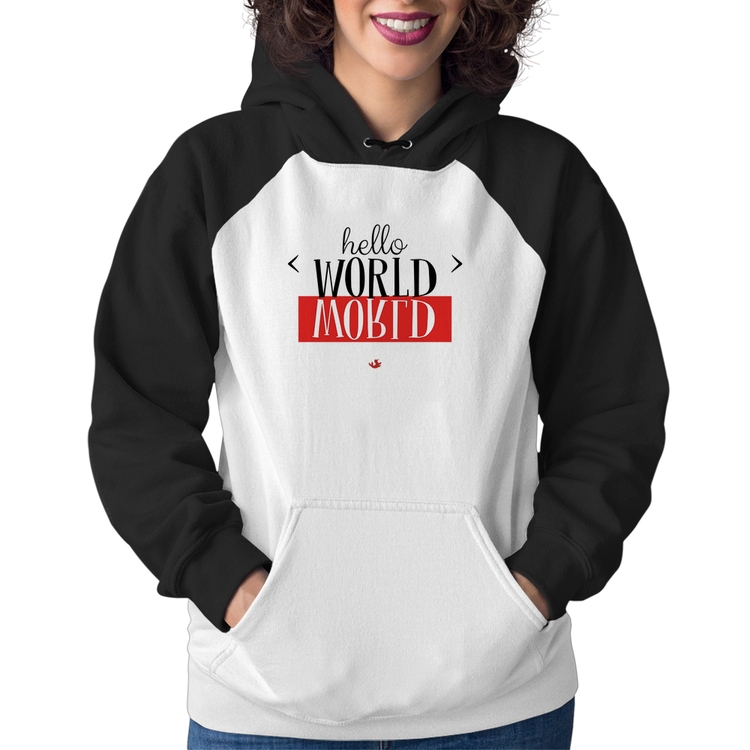 Moletom Feminino Hello World